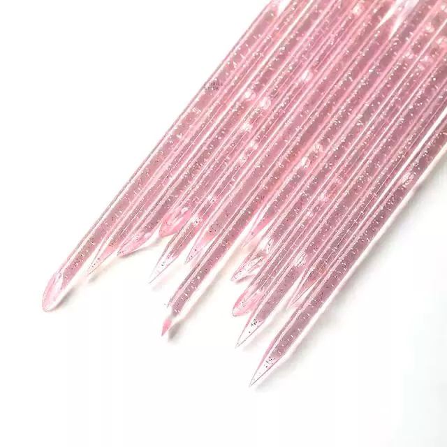 Manicure Stick Pink 100pcs