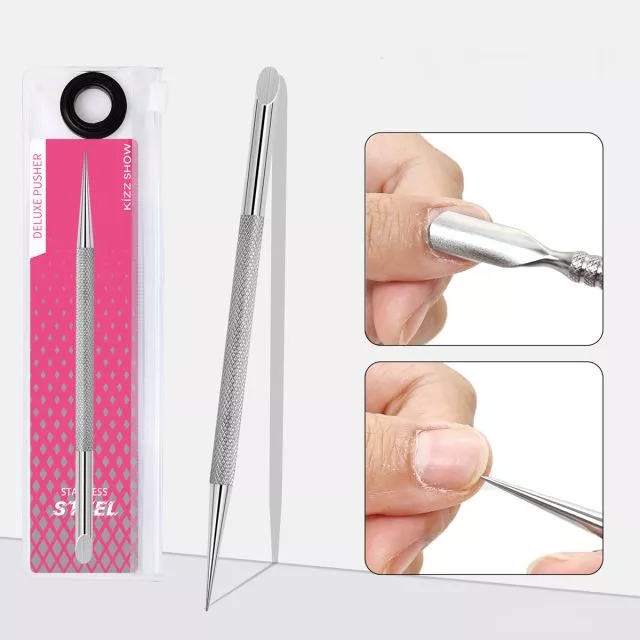 High-Quality Stainless Steel Cuticle Pusher #10