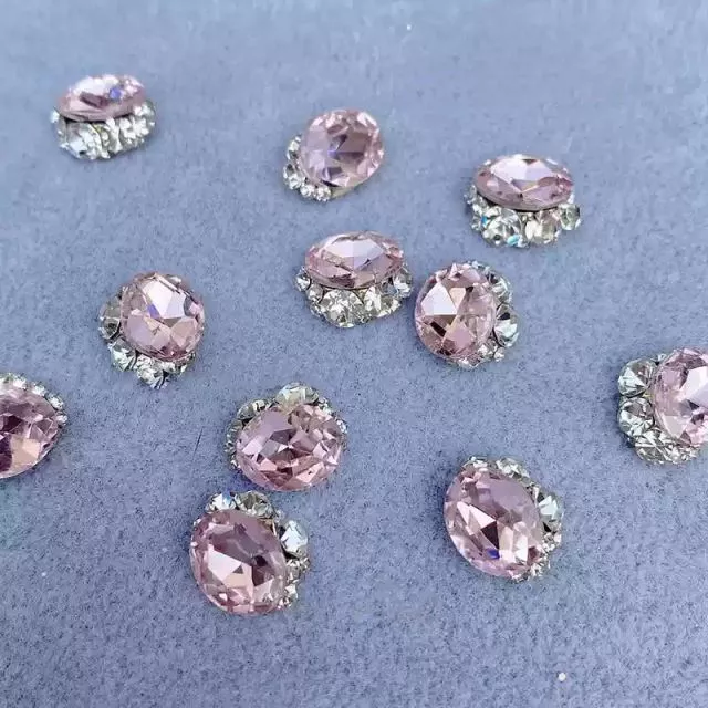 Nail Diamond Pink 1pcs