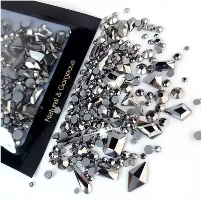 Nailart Diamonds 170pcs / Black