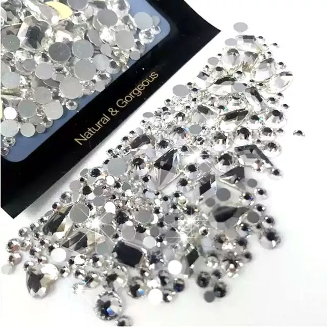 Nailart Diamonds 170pcs / Silver