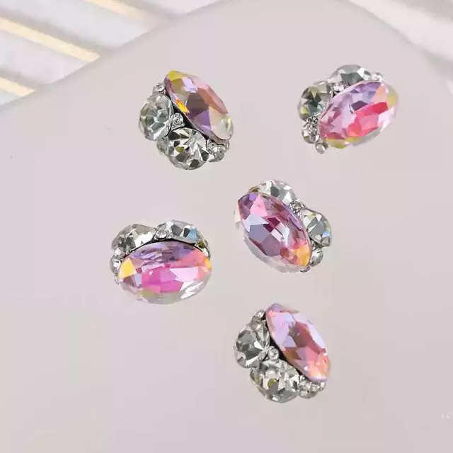 Nail Diamond Cognac Powder 11 x 13mm 2 pcs