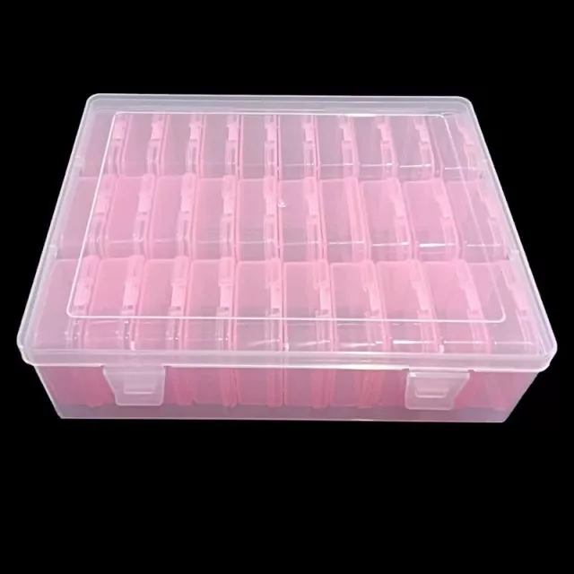Storage Box and 30 Small Boxes Red
