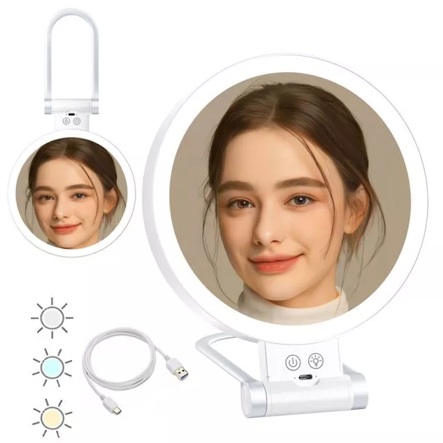Rechargable Lighted Makeup Mirror 20X
