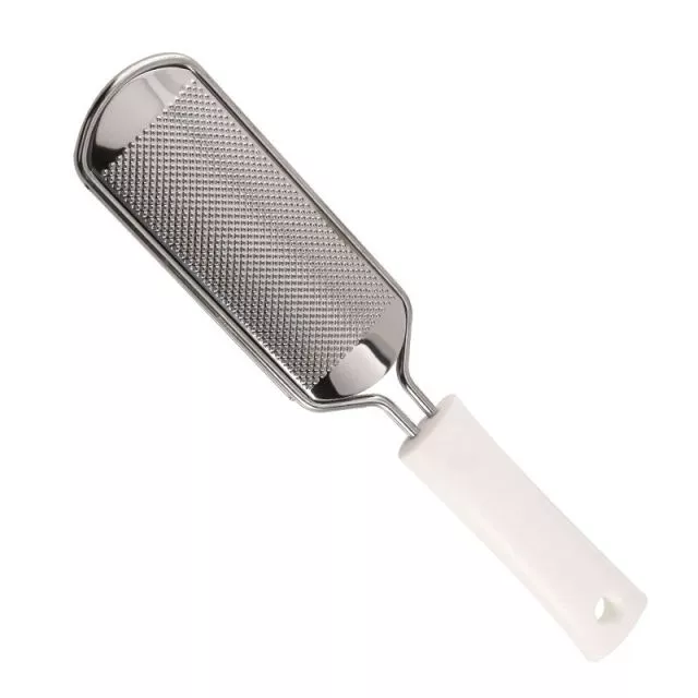 Stainless Steel Foot Scrup White