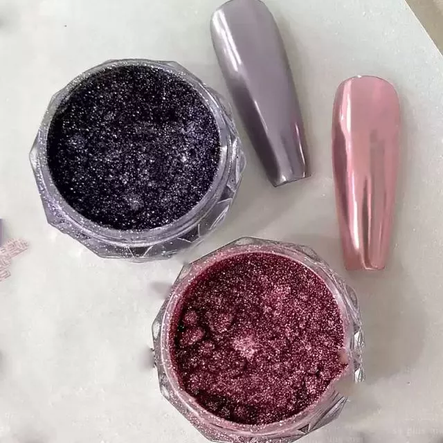 Mirror Powder Purple & Rose Gold