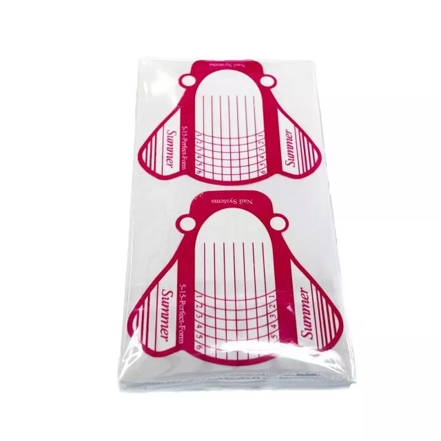 Nail Forms Pink 100kpl