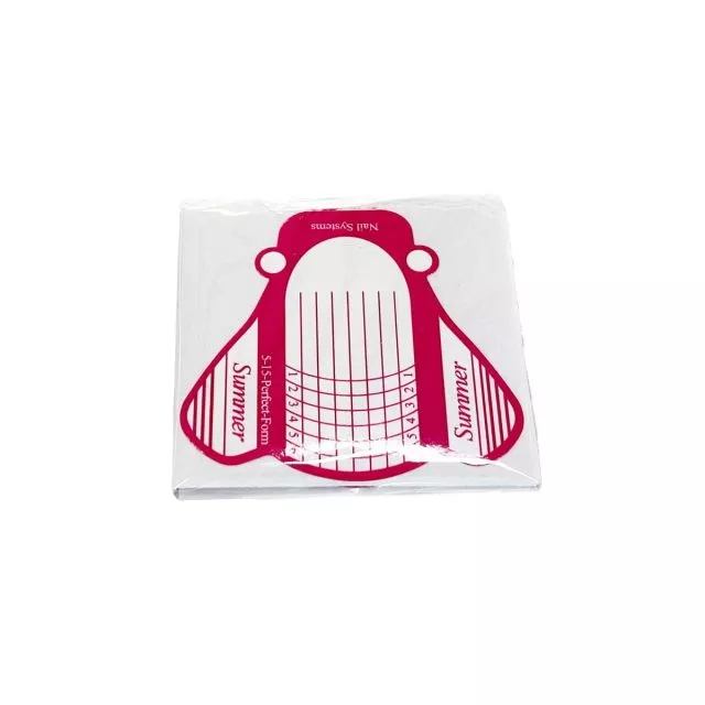 Nail Forms Pink 20kpl