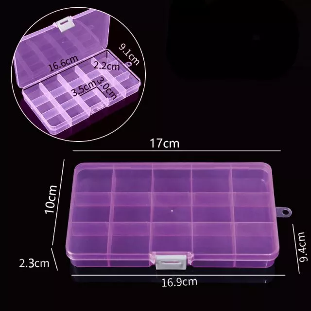 Storage Box 15 Purple