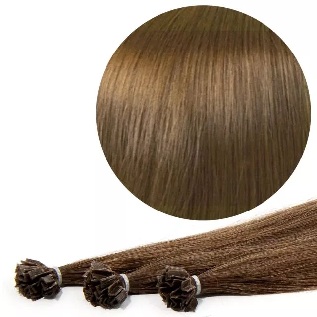 Nail Tip Hair Extension 40cm 25kpl 6#
