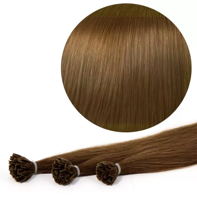 Nail Tip Hair Extension 30cm 25kpl 6#