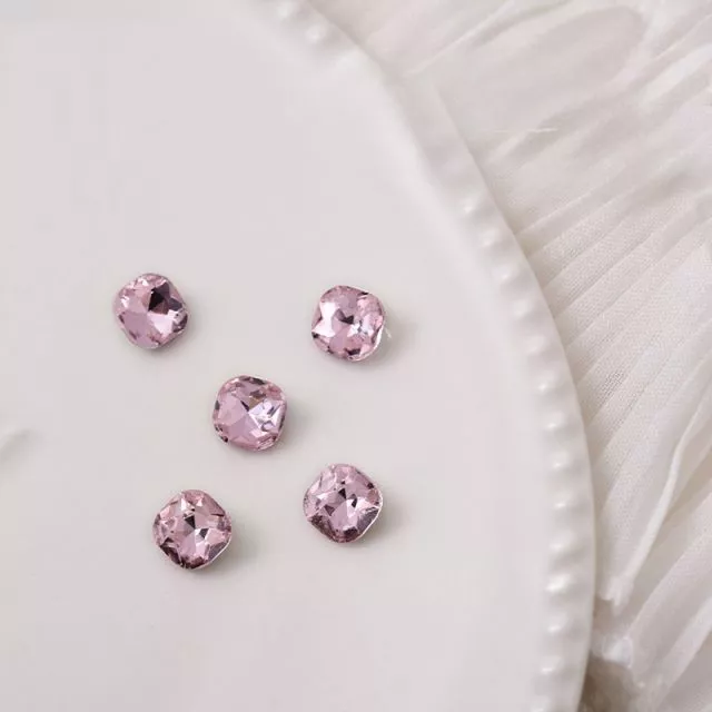 Nailart Diamond Square 6mm x 6mm 5pcs