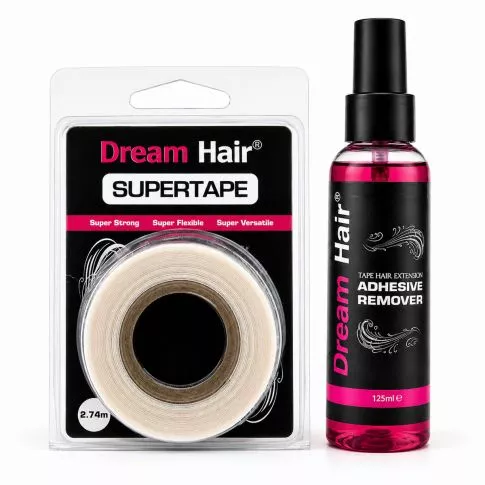 DreamHair Tape Extension Adhesive Remover 125ml + Tape 2,70m