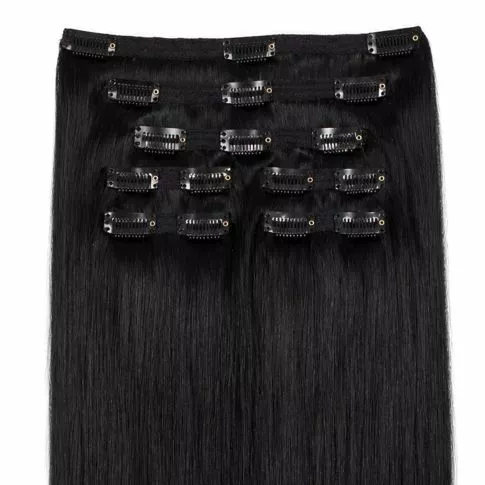 Premium Clip-In Hair Extension 40cm / 130g Color 1#