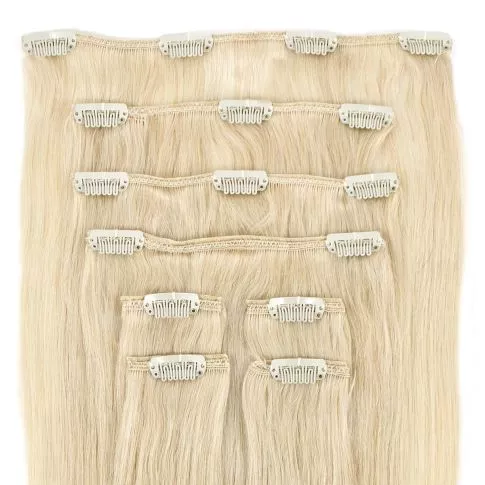 Clip In Hair Extension 40cm 100g Color Whiteblond