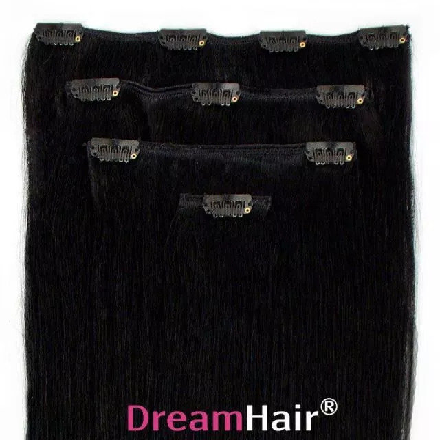 Clip-In Hair Extension 60cm / 60g Color 1#
