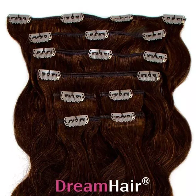 Clip-In Hair Extension Curly 40cm / 100g Color 2#