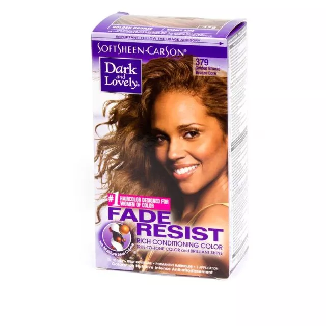 Dark and Lovely Fade Resistant Rich Conditioning Hair Color Golden Bronze #379