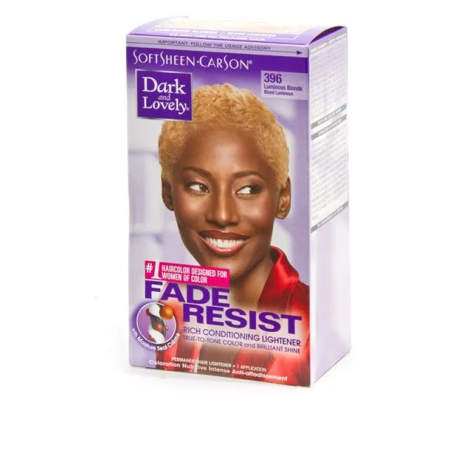 Dark and Lovely Fade Resistant Rich Conditioning Hair Color Luminious Blonde #396