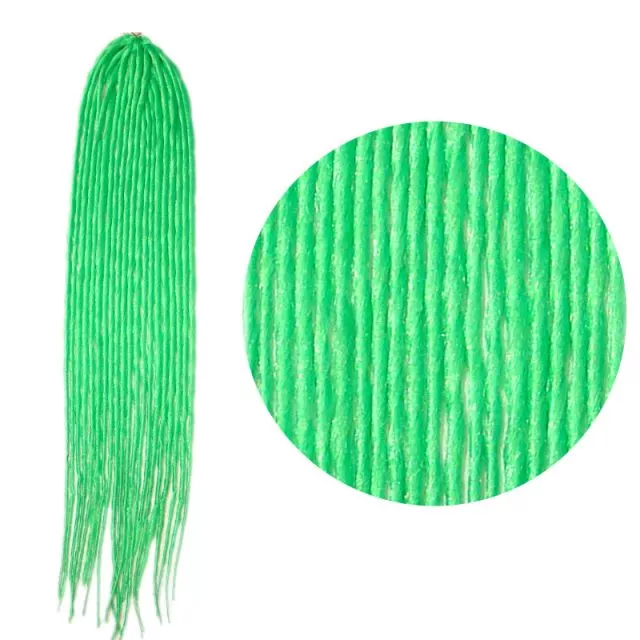 Dreadlock Neon Green