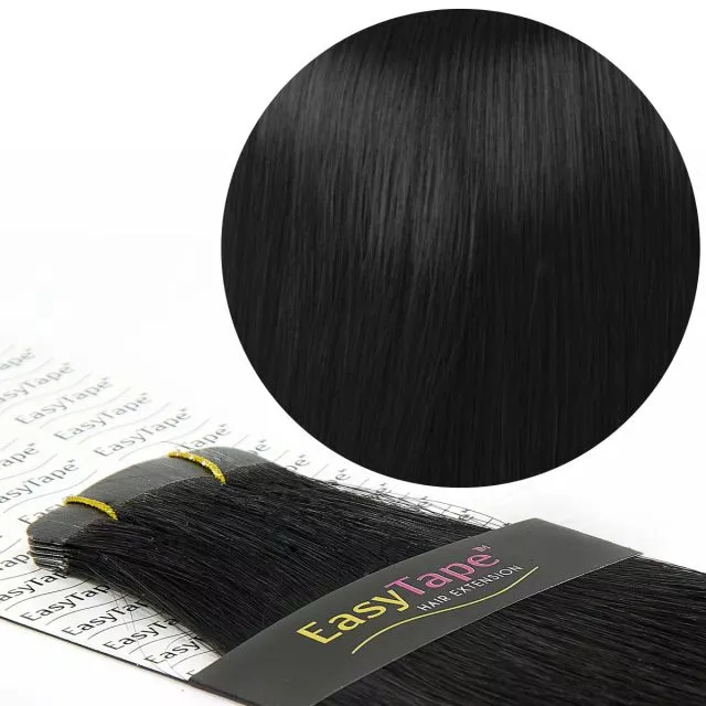 Tape-In Hair Extension 40cm 1#