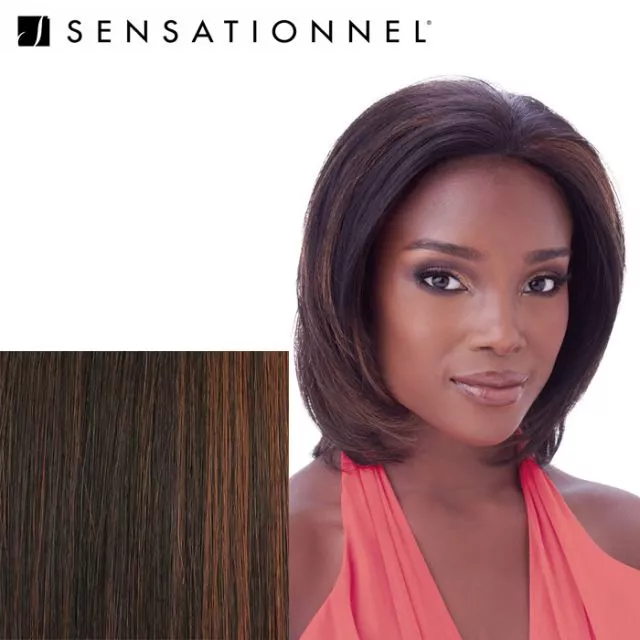 Sensationnel Human Hair Lace Front Wig Mya F1B/30#