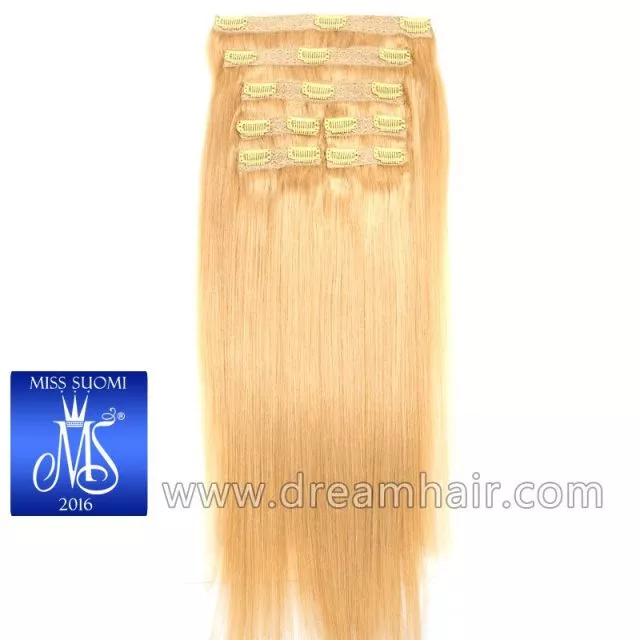 Luxury Clip-In Hair Extension Miss Finland Edition 50cm / 200g 18#