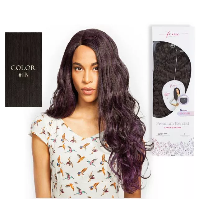 Premium Blended Italian Body Weave & Closure 1B#