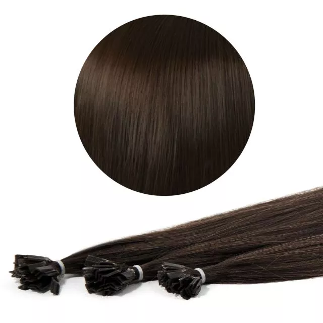 Nail Tip Hair Extension 40cm 25kpl 2#