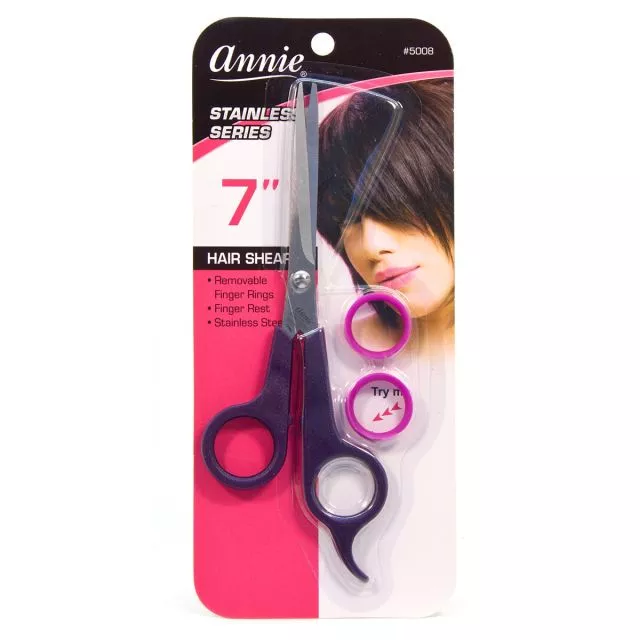 Annie Hair Cutting Scissors 7.0 Purple