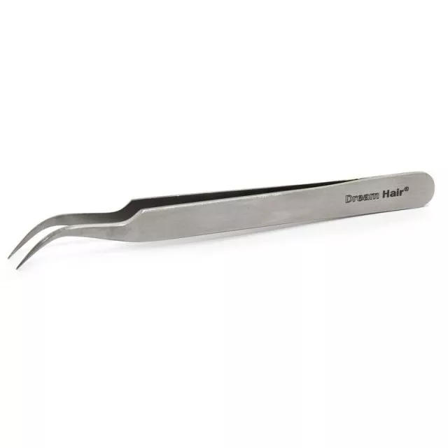 Tweezers for eyelashes J-style