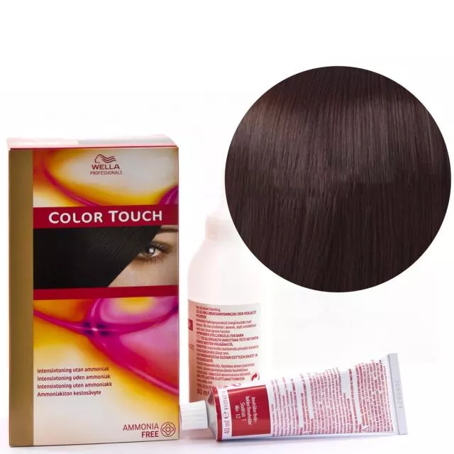 Wella Color Touch Demi Permanent Hair Color Home Kit 4/77
