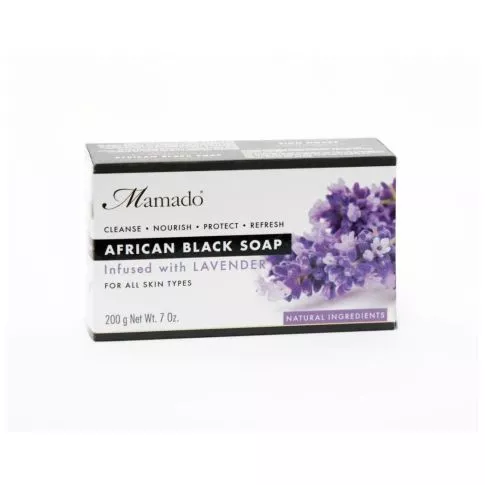 Mamado African Black Soap 200g Lavender 