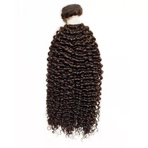 100% Virgin Brazilian Hair Weft, Jerry Bohemian / 25cm / #Natural Dark