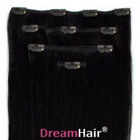 Clip-In Hair Extension 40cm / 50g Color 1#