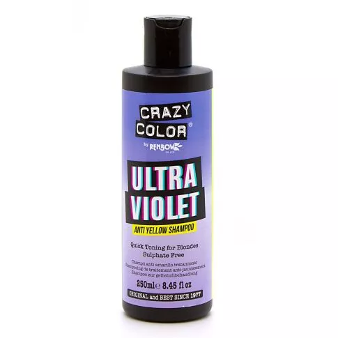 Crazy Color No Yellow Ultraviolet Silver Shampoo 250ml