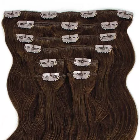 Clip-In Hair Extension Curly 60cm / 110g Color 60cm 4#