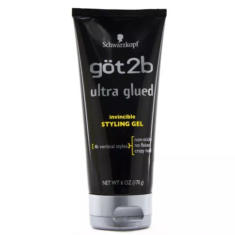 Schwarzkopf Got2b Ultra Glued Styling Gel 150g Black