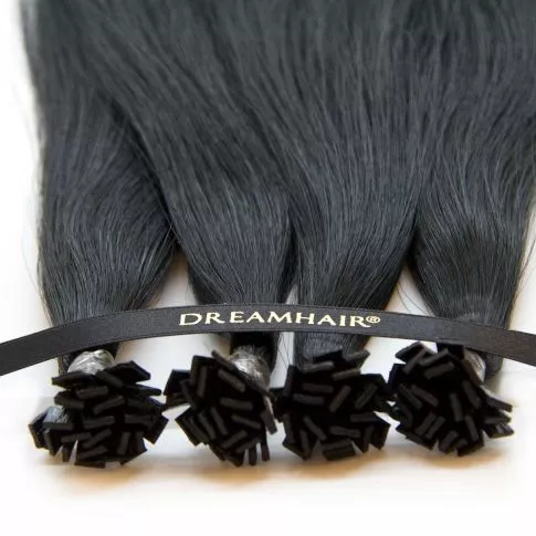 DreamHair Slavic Nail Tip Hair 25kpl / 25g / 50cm / 1B#